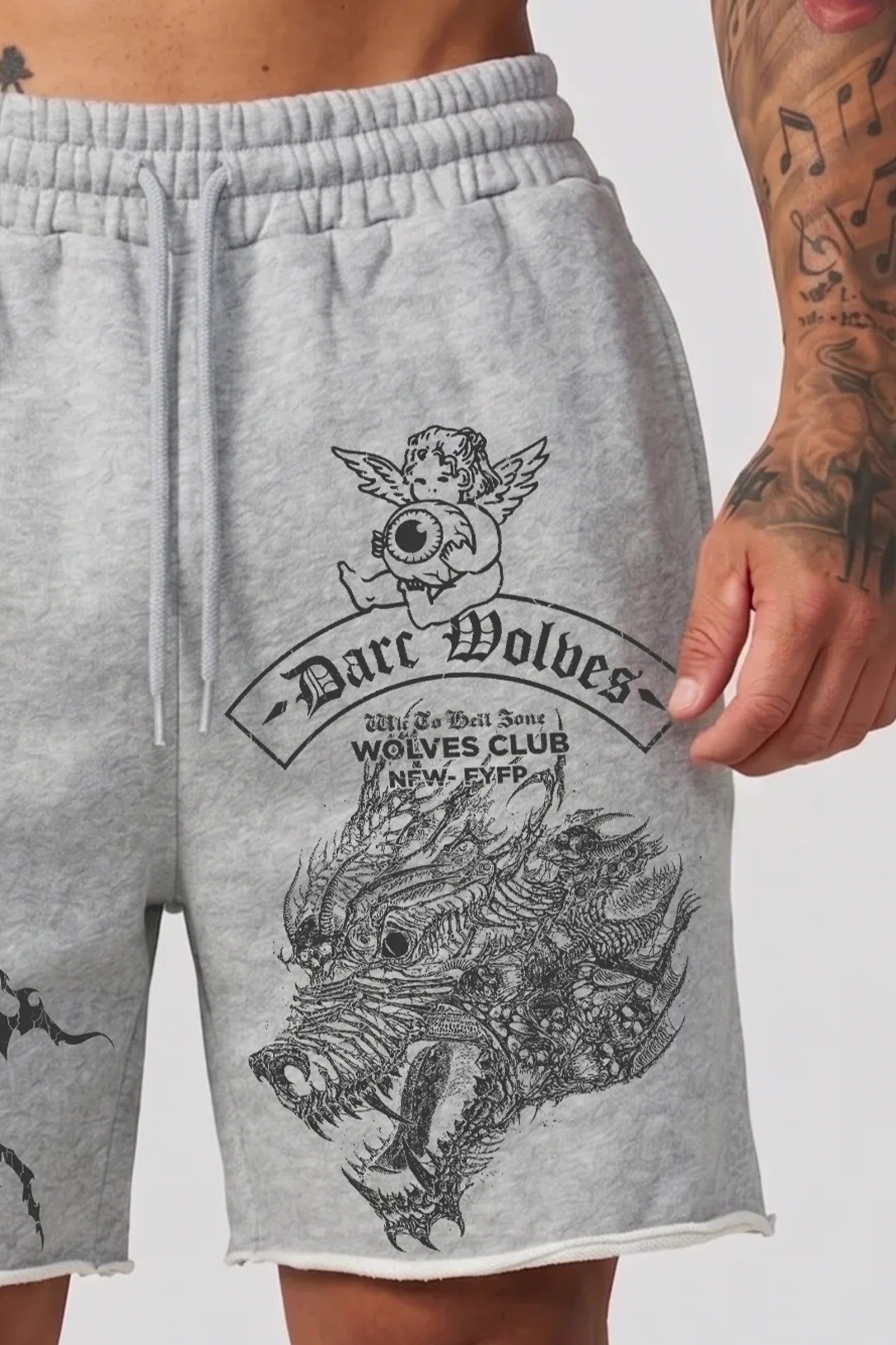 Alpha Ravage, Shorts (Gray Melange)