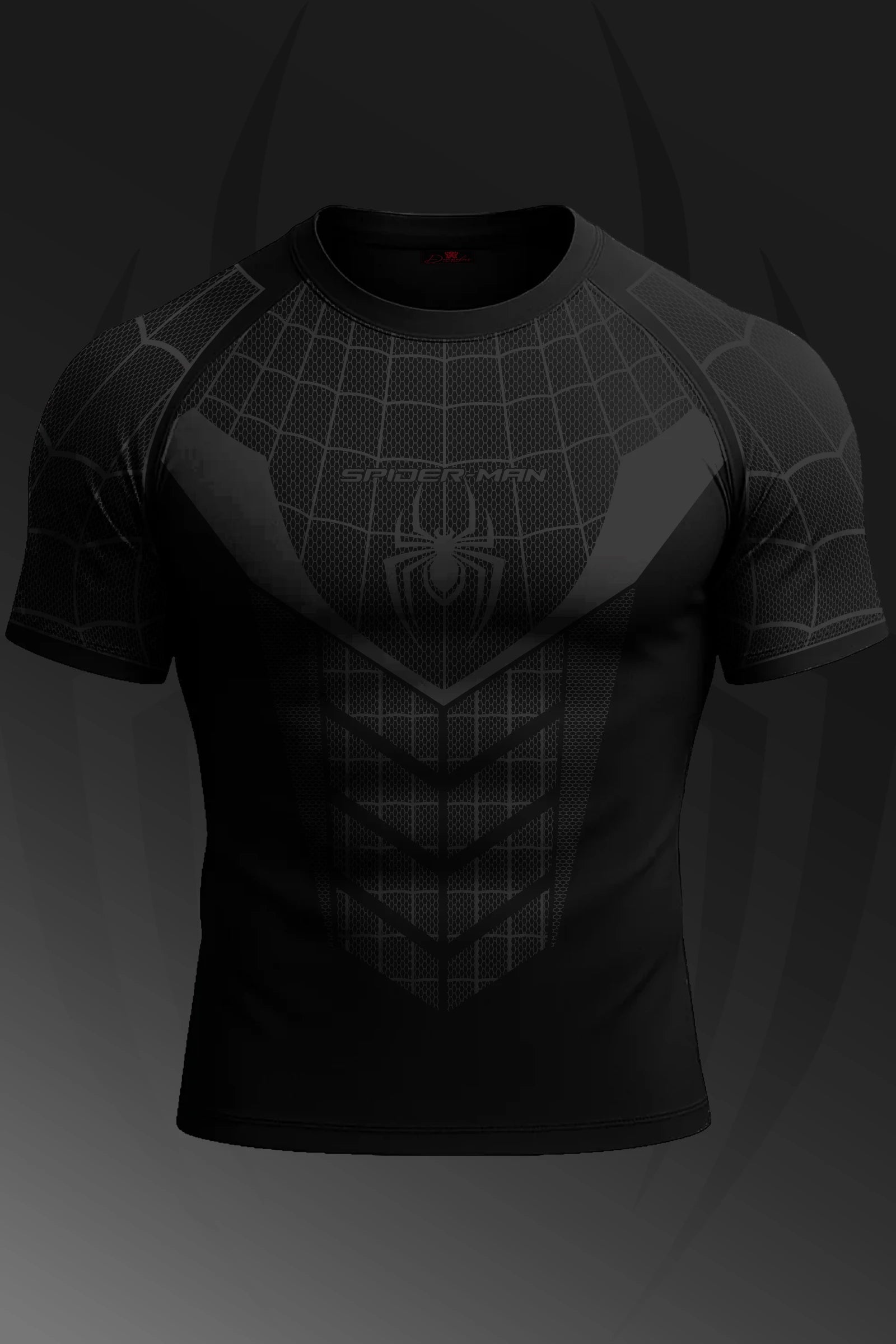 Spider-Man Compression T-Shirt (Black & Gray)