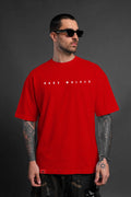 Darc Wolves, Oversize Red T-shirt