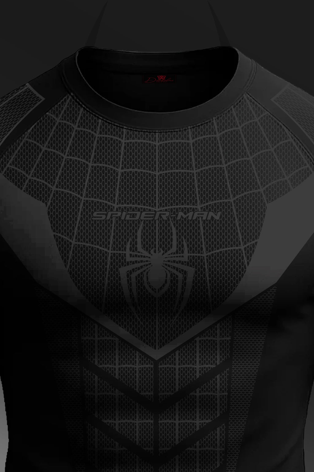 Spider-Man Compression T-Shirt (Black & Gray)
