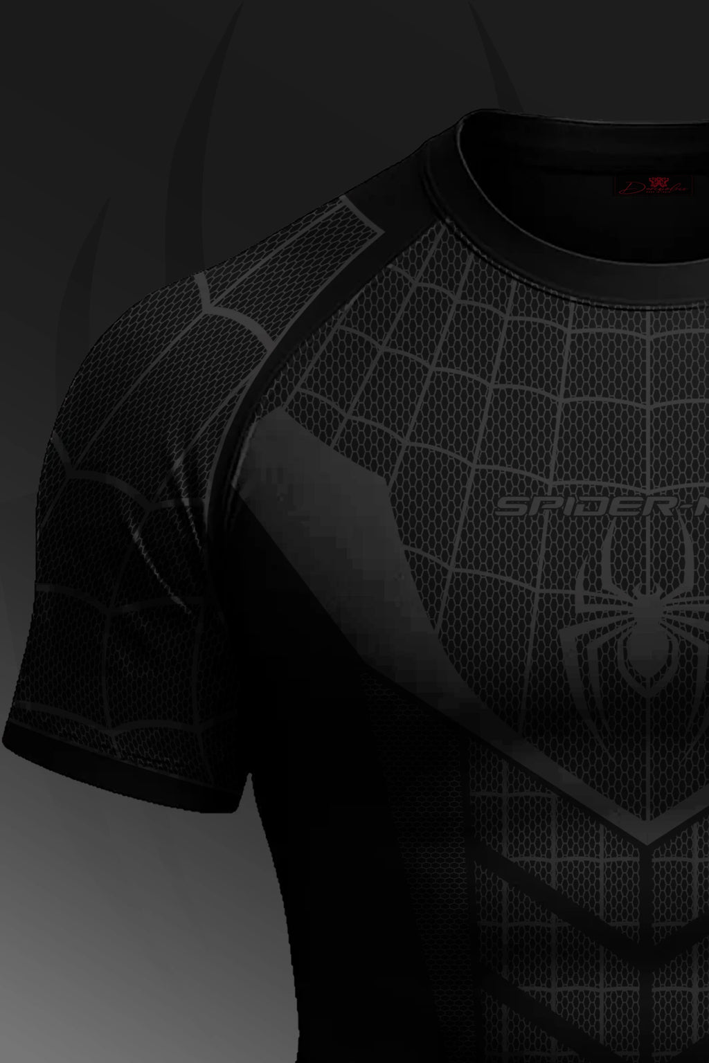 Spider-Man Compression T-Shirt (Black & Gray)