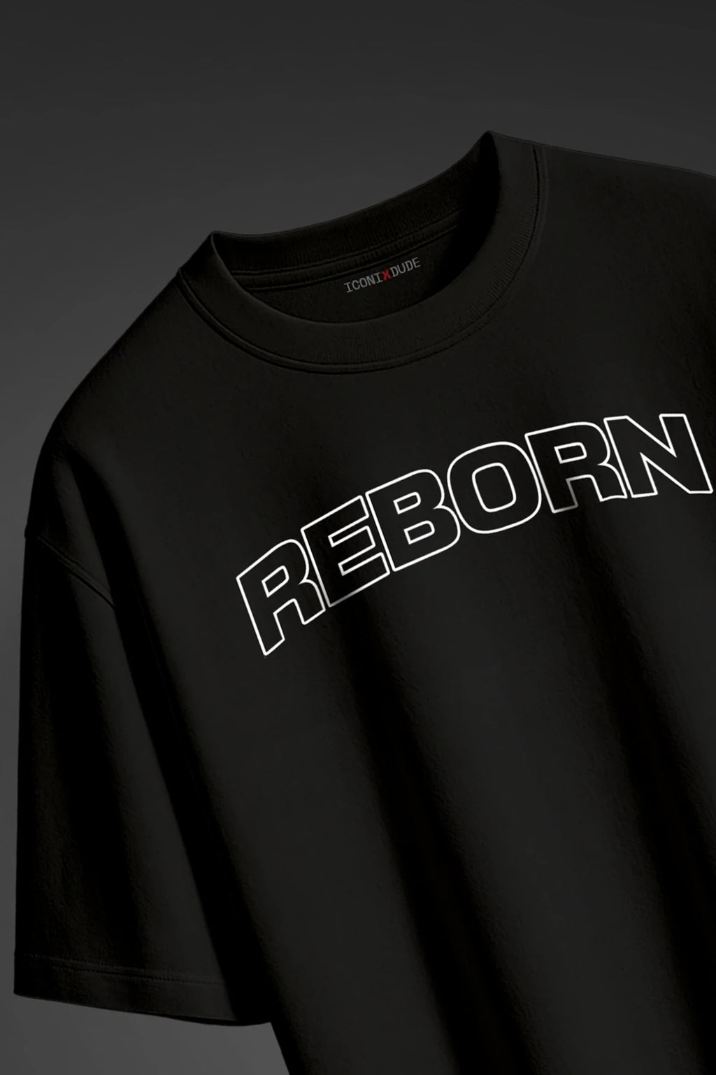 Reborn Black Oversize T-shirt