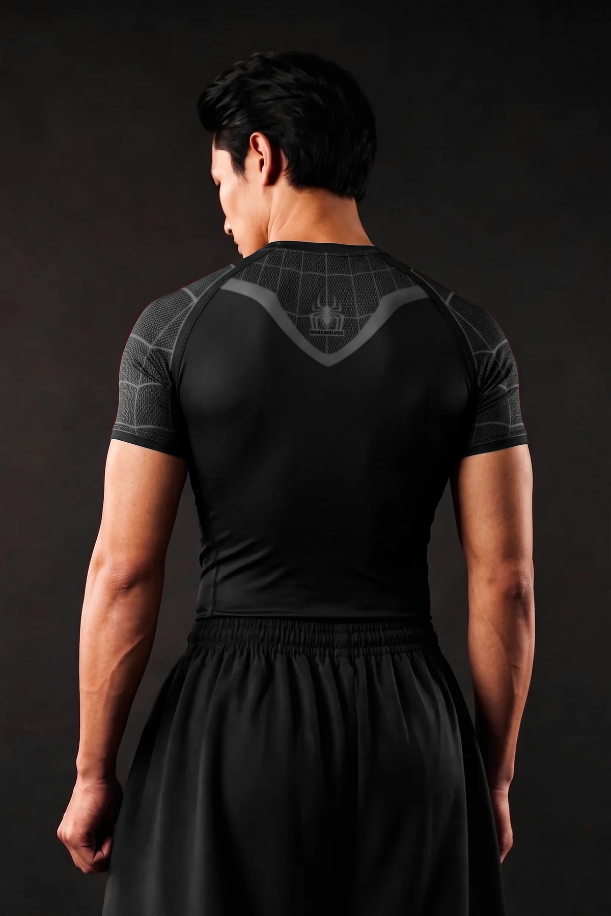 Spider-Man Compression T-Shirt (Black & Gray)