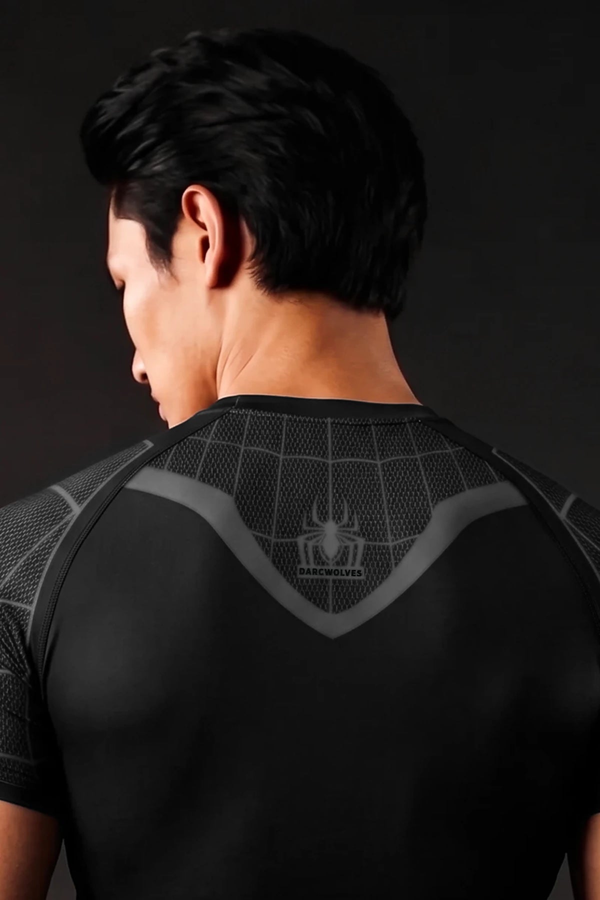 Spider-Man Compression T-Shirt (Black & Gray)
