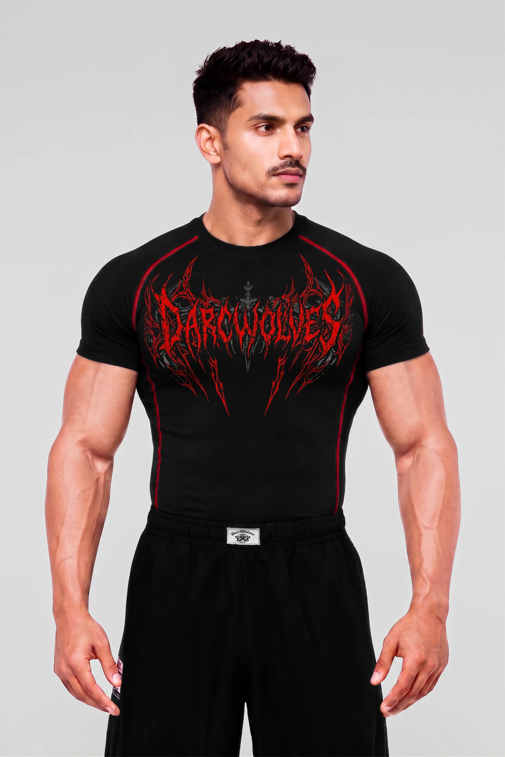 The 'Venom'  Compression Tee (Black)