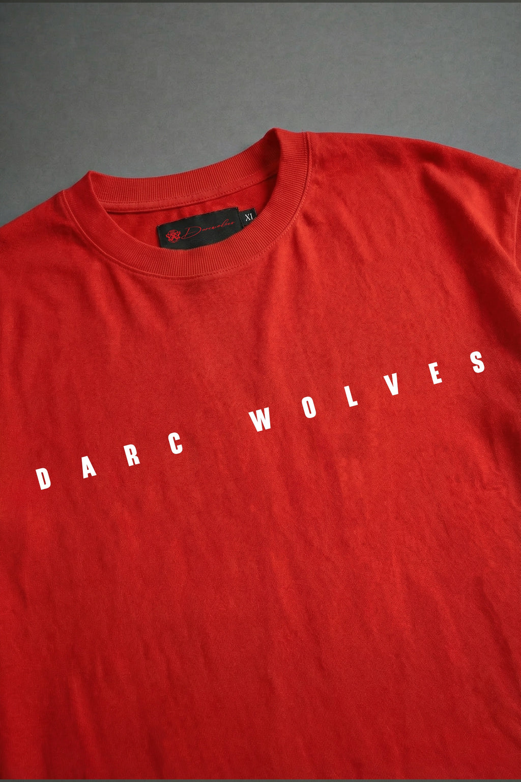 Darc Wolves, Oversize Red T-shirt