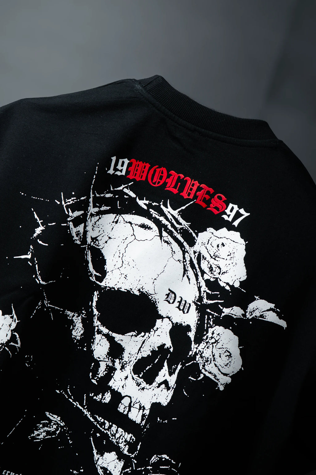 Darc Wolves Skull Oversize T-shirt