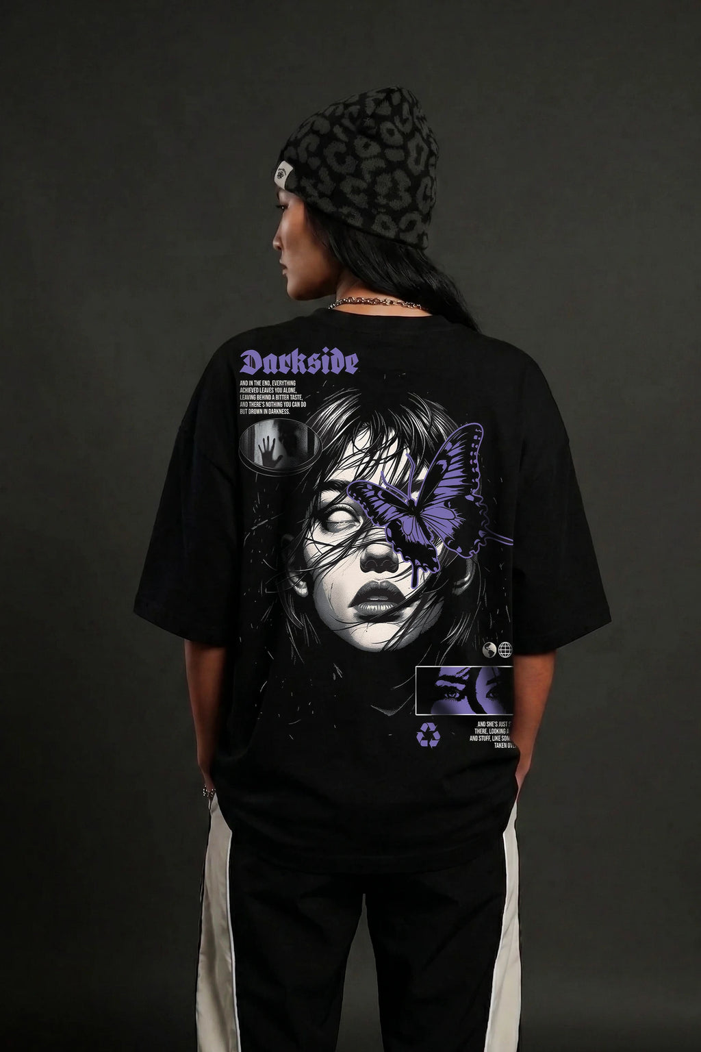 Darkside Black Oversize T-shirt
