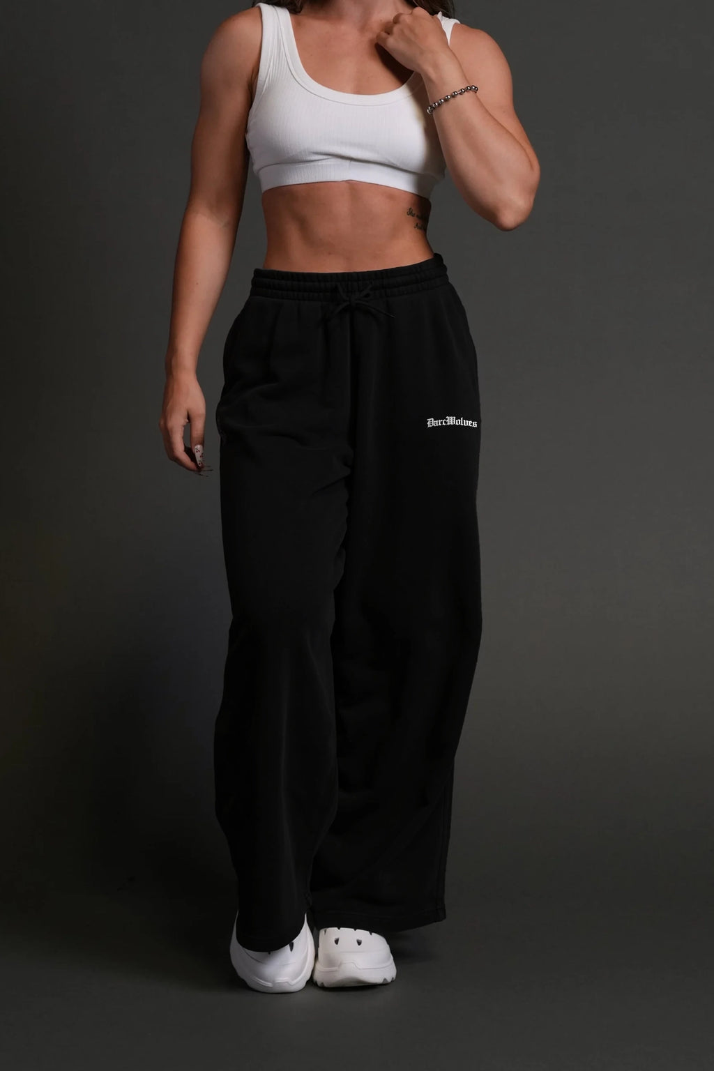 Women's Jogger, Loose Straight Fit (Black)