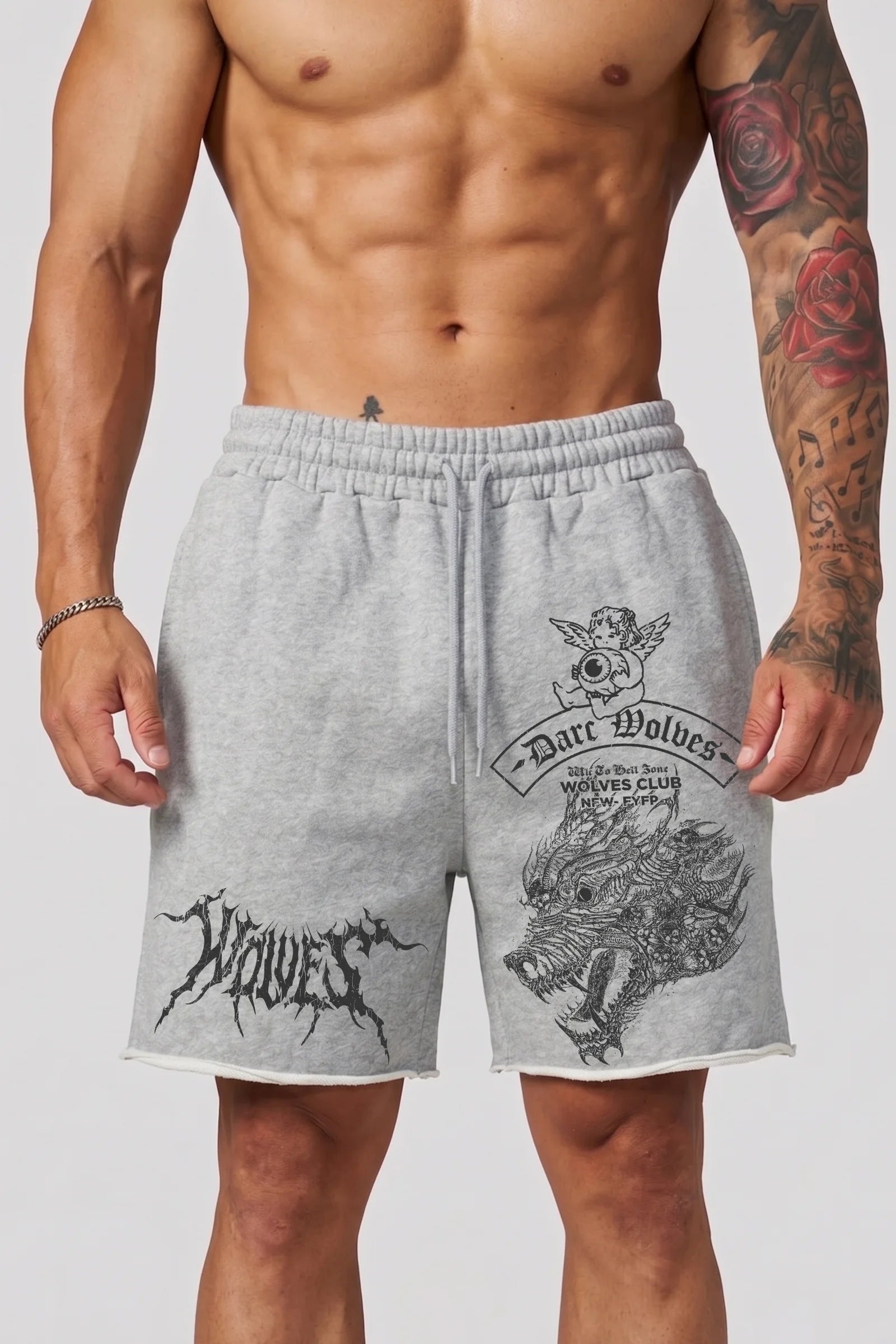Alpha Ravage, Shorts (Gray Melange)