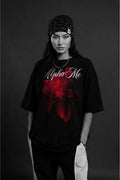 Alpha Me Oversized T-shirts (Black)