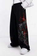 Ghost Wide Leg Jogger (Black)