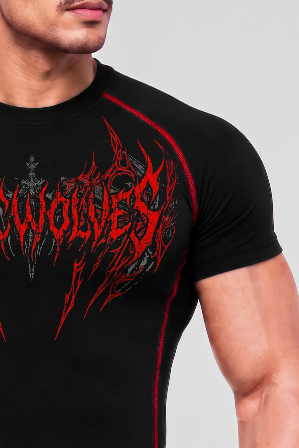 The 'Venom'  Compression Tee (Black)