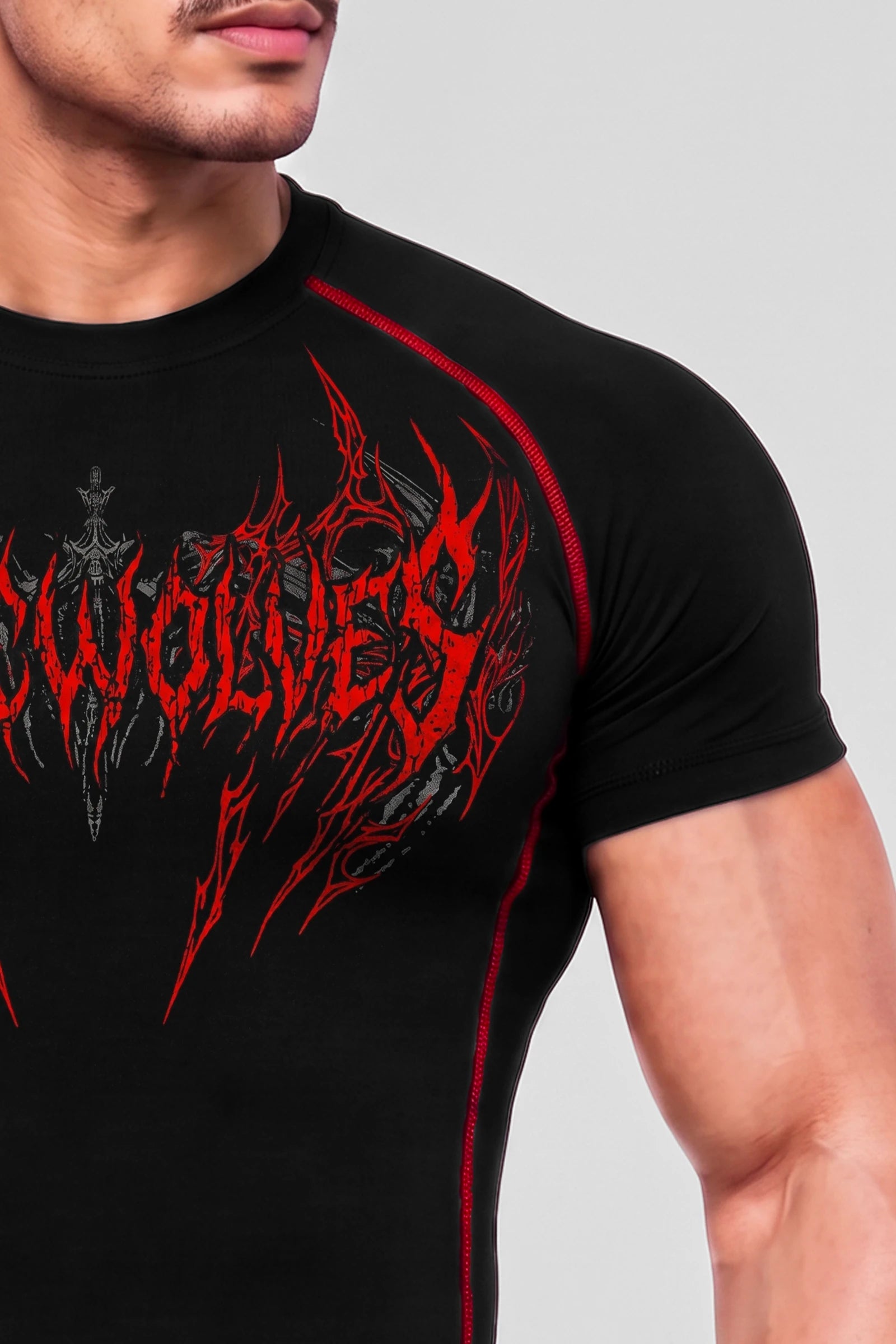 The 'Venom'  Compression Tee (Black)