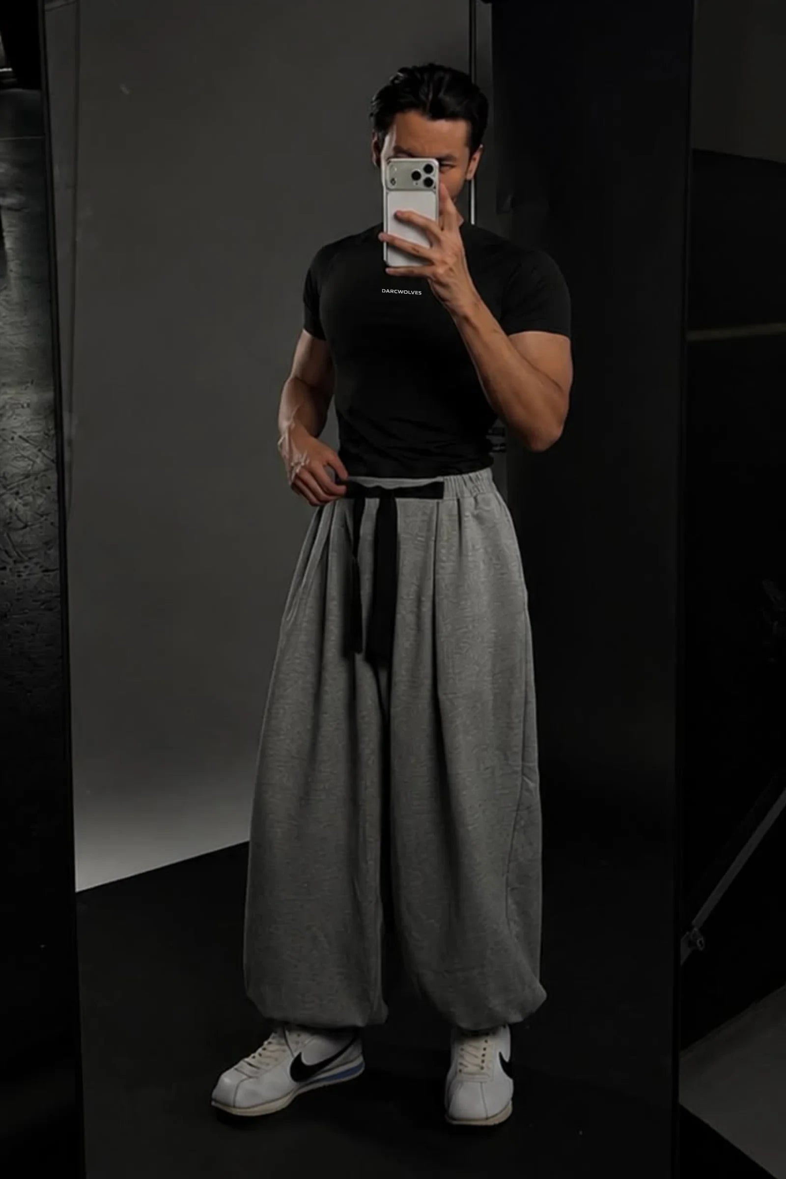 SHADOW WOLF - HAKAMA WIDE-LEG JOGGER