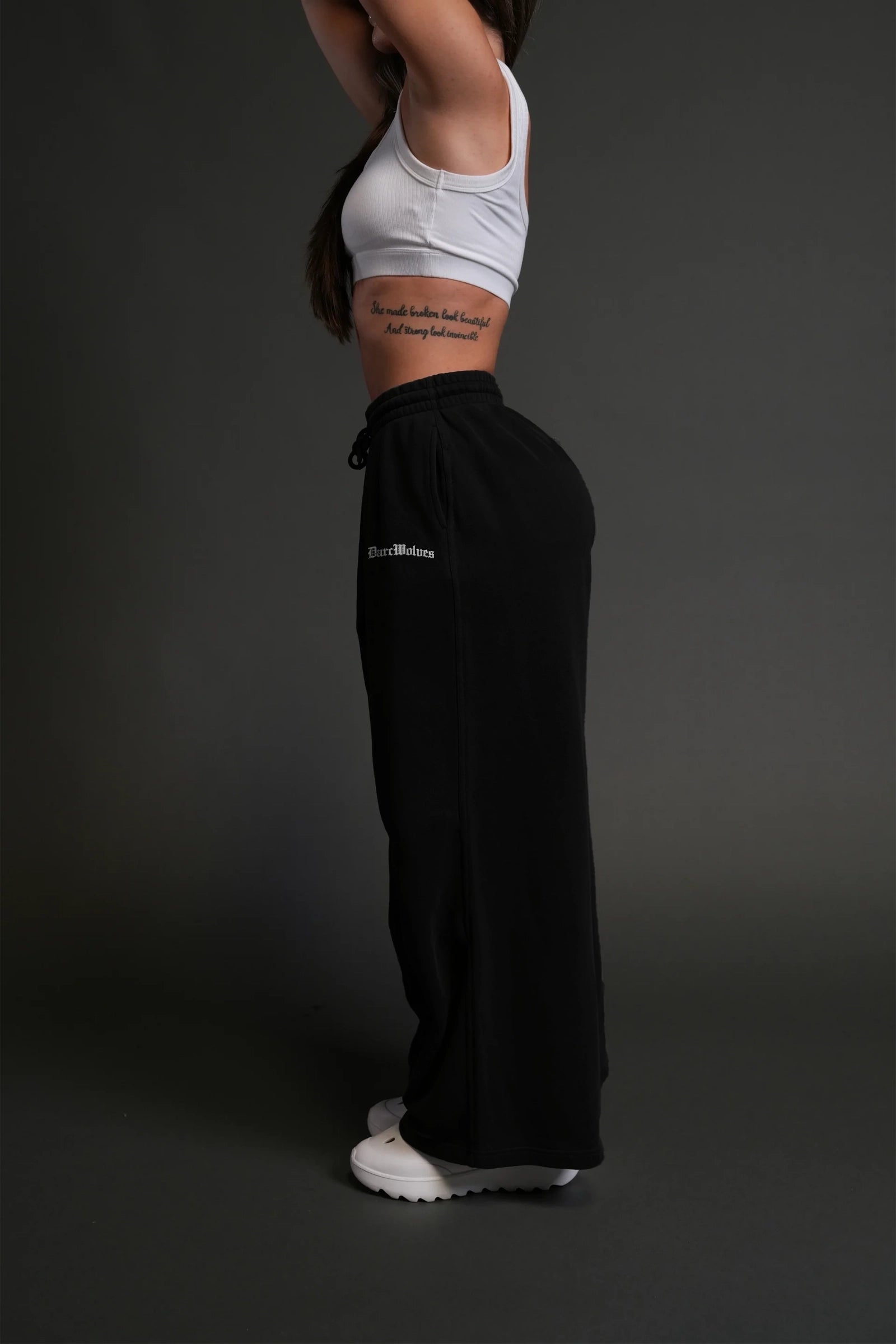 Women's Jogger, Loose Straight Fit (Black)