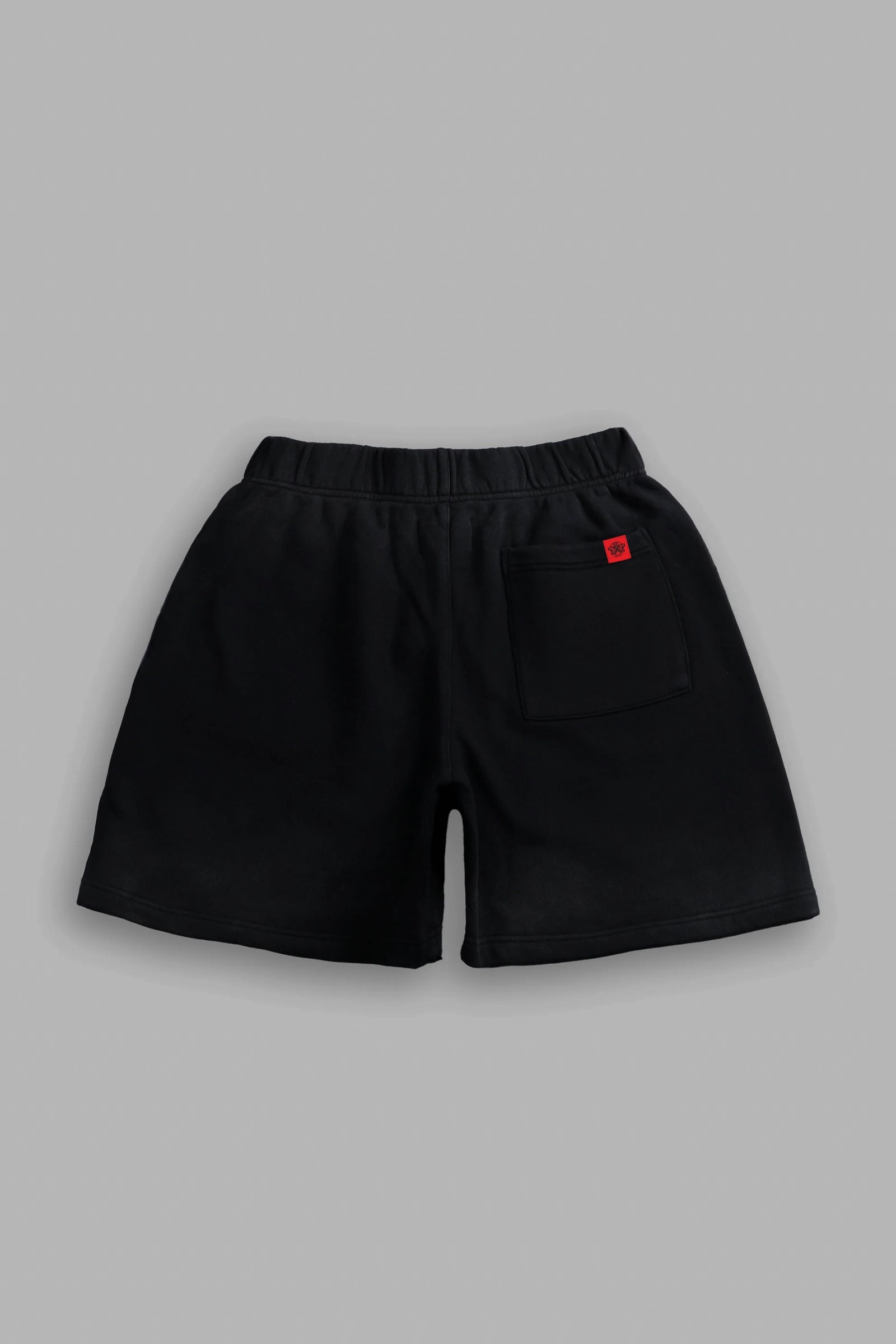 Darc Wolves, Wolf Printed Black Shorts