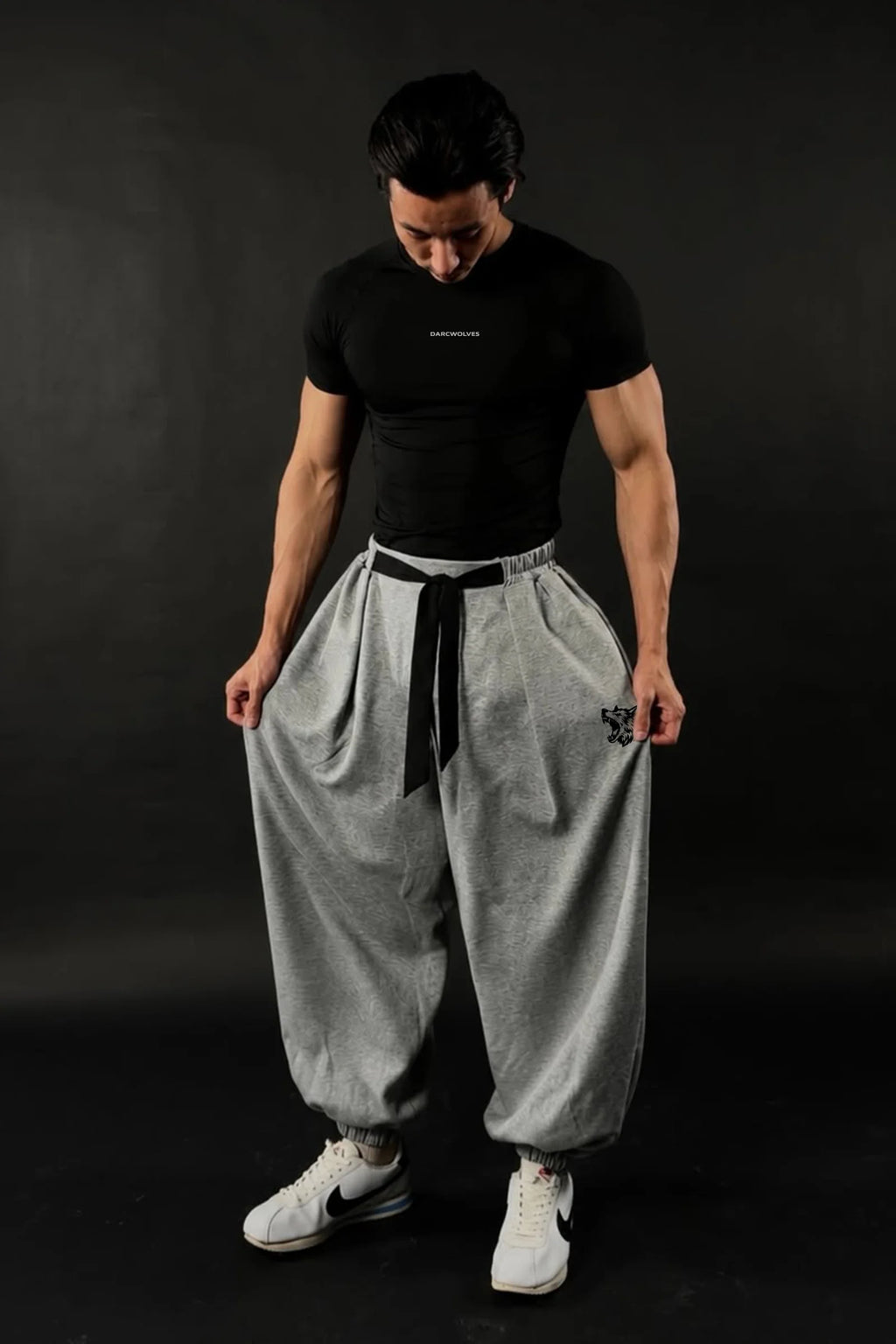 SHADOW WOLF - HAKAMA WIDE-LEG JOGGER