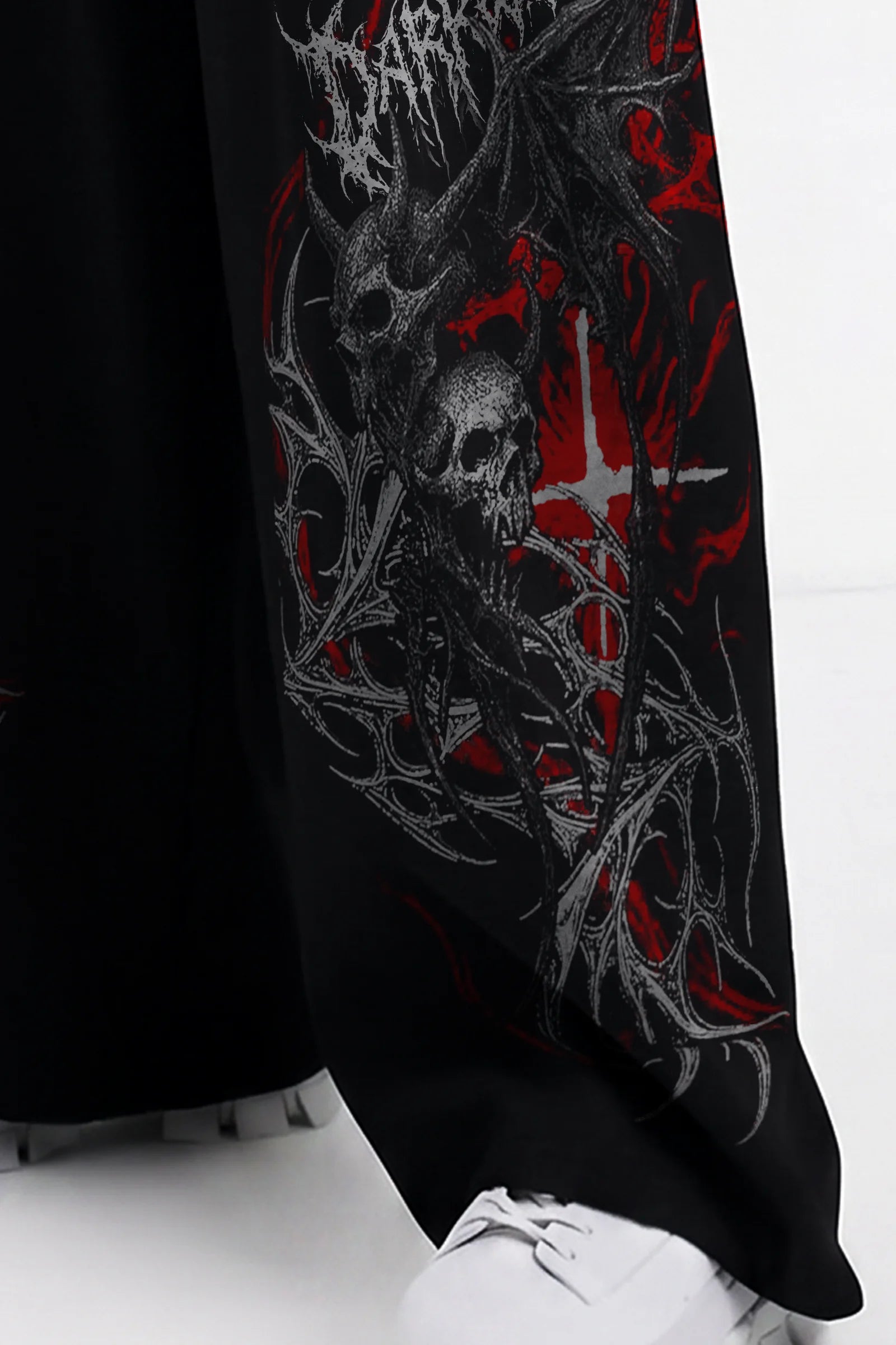 Ghost Wide Leg Jogger (Black)
