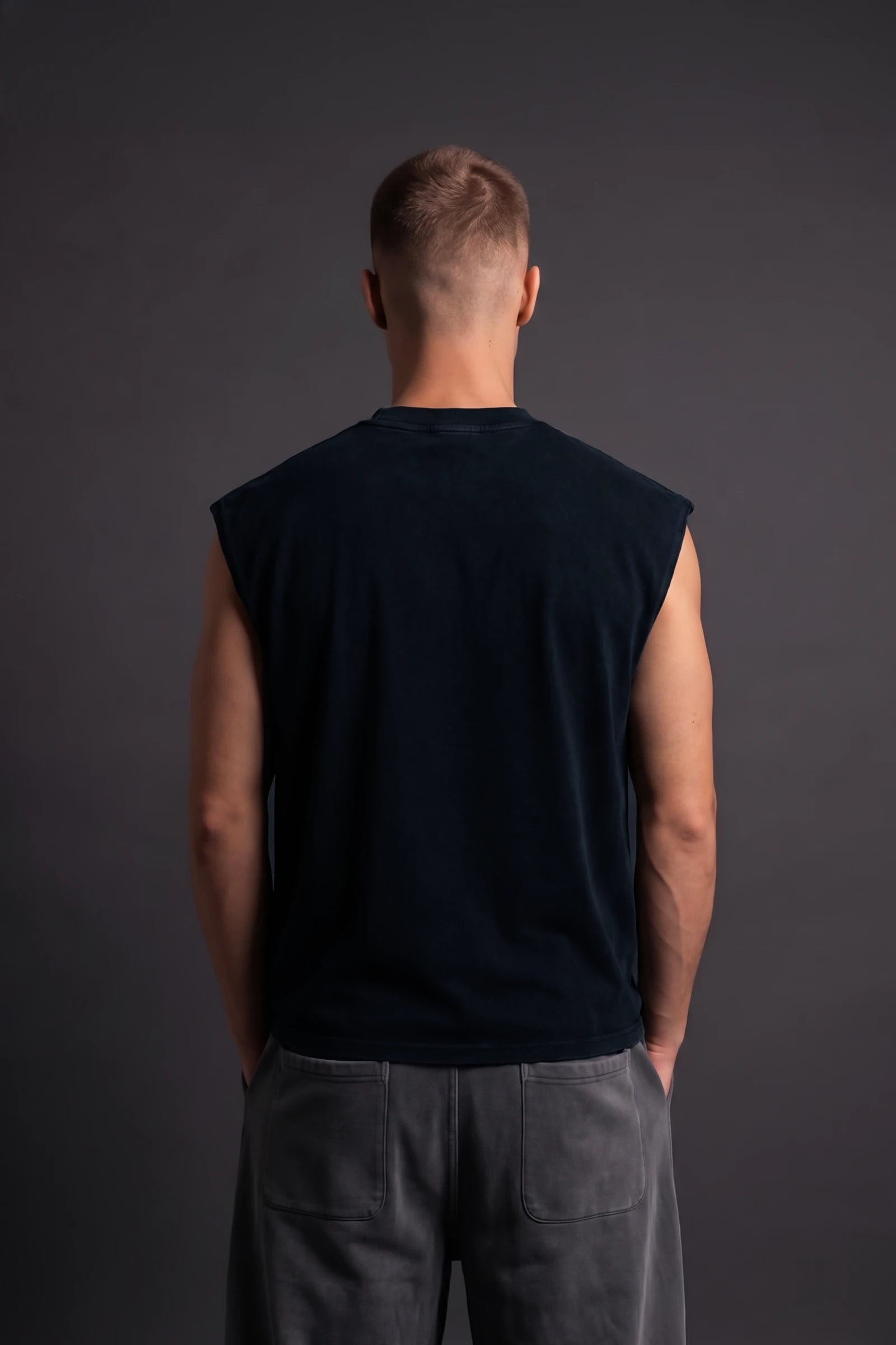 DW Lifting Muscle Tank ( Teal Blue )