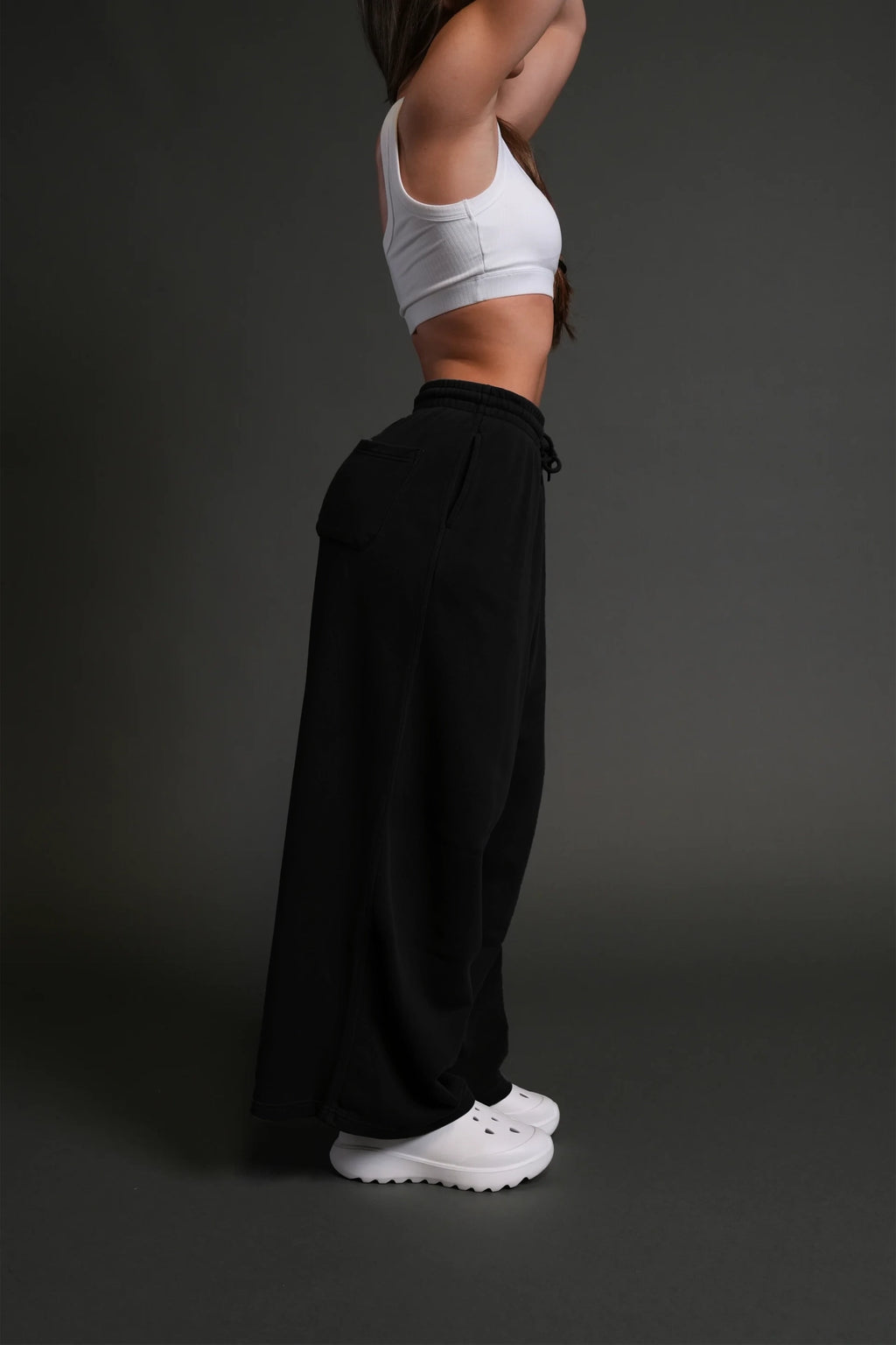 Women's Jogger, Loose Straight Fit (Black)
