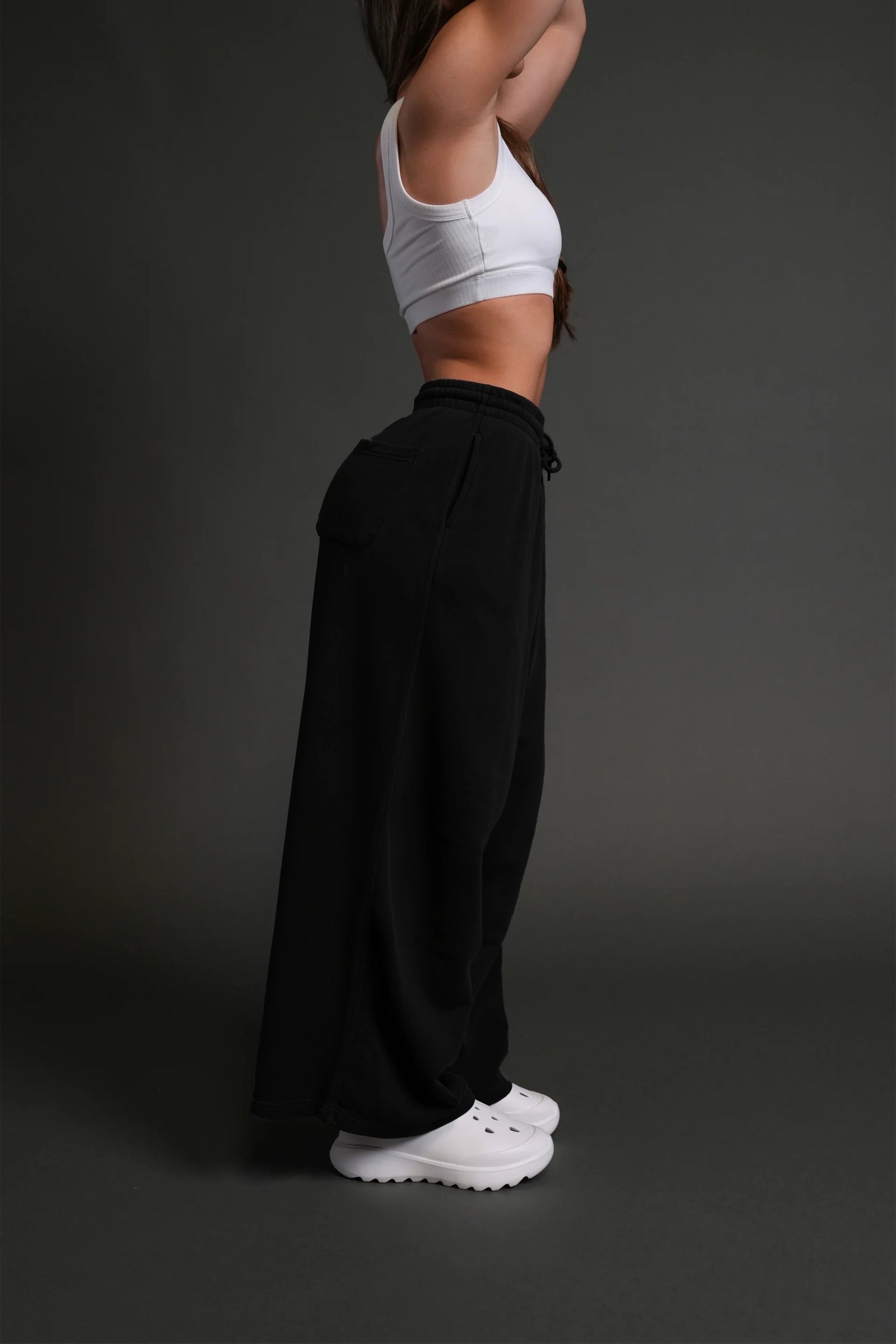 Women's Jogger, Loose Straight Fit (Black)