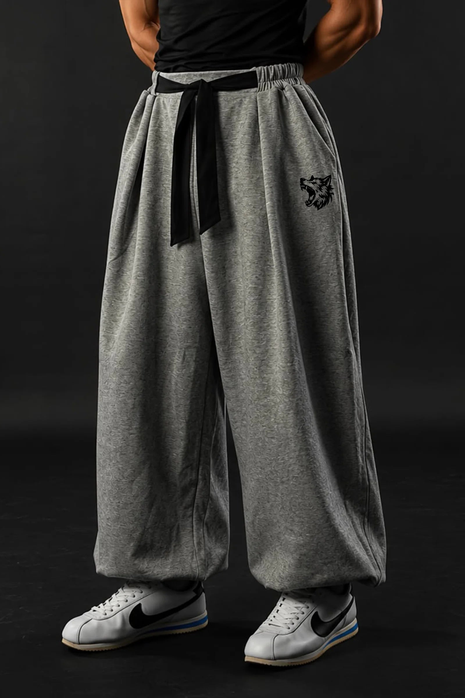SHADOW WOLF - HAKAMA WIDE-LEG JOGGER