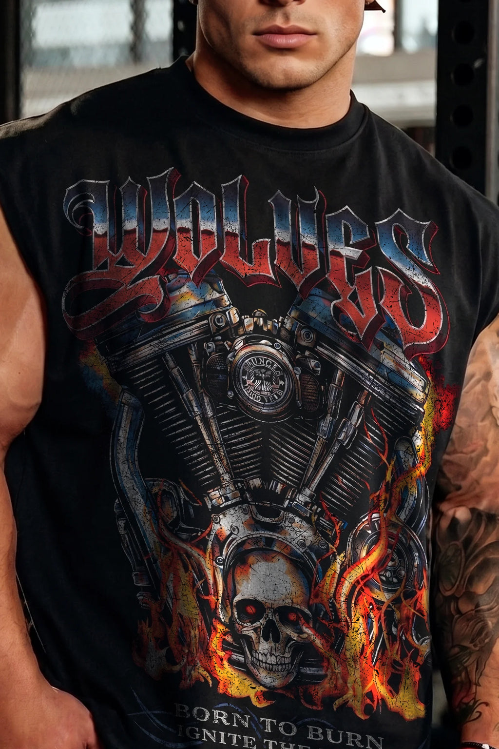 Born To Burn Muscle Tank (Black)