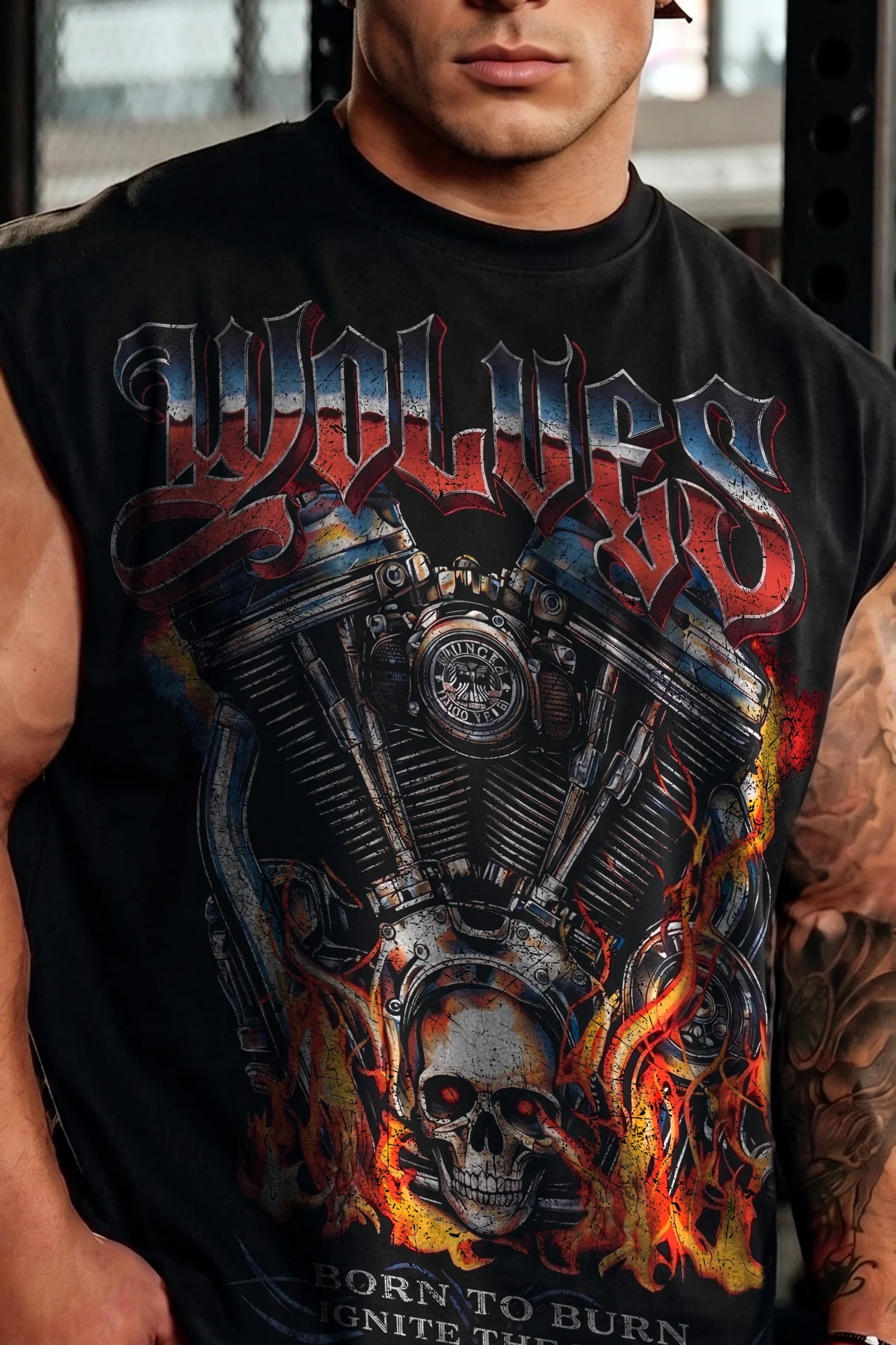Born To Burn Muscle Tank (Black)