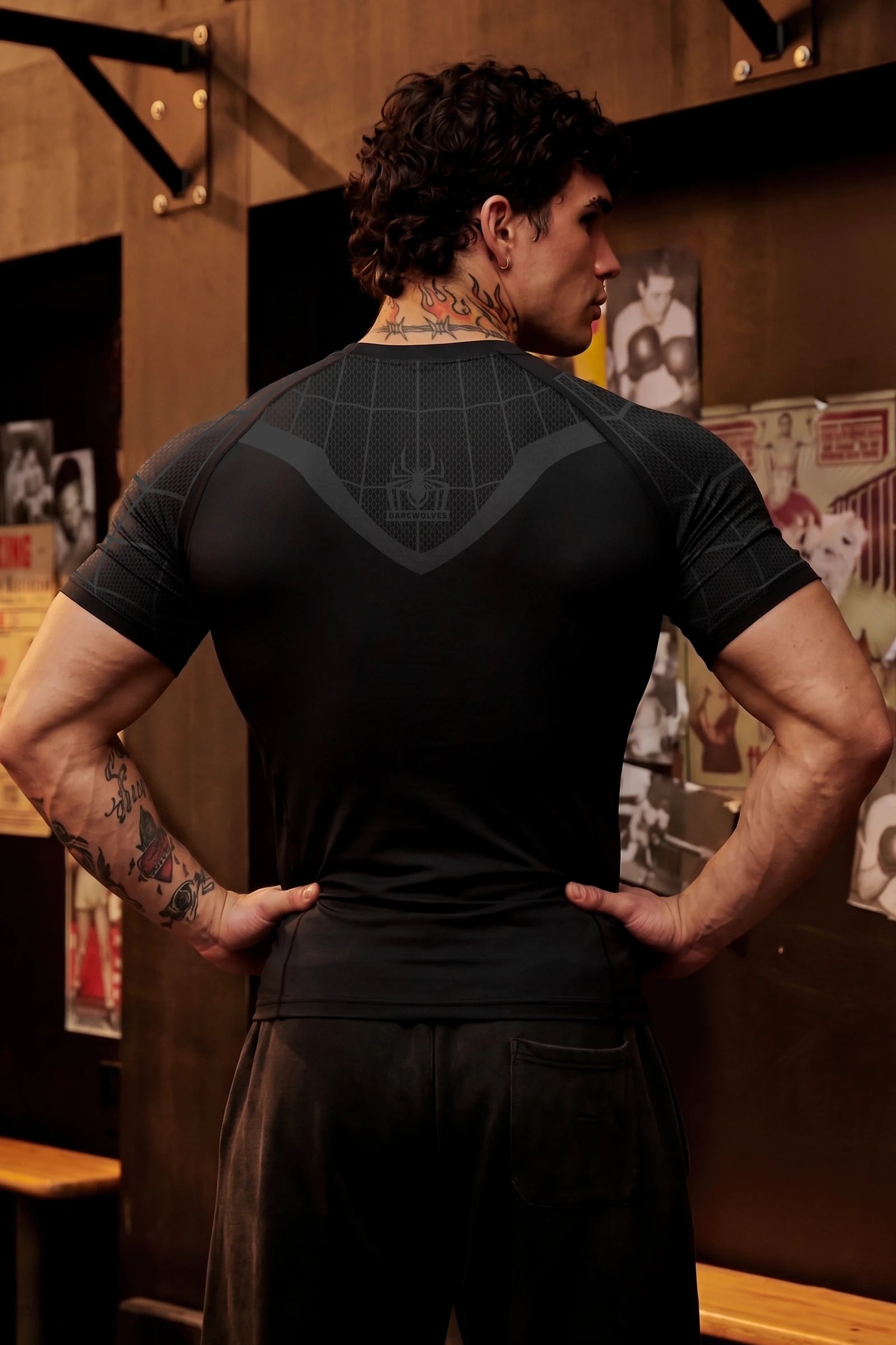 Spider-Man Compression T-Shirt (Black & Gray)