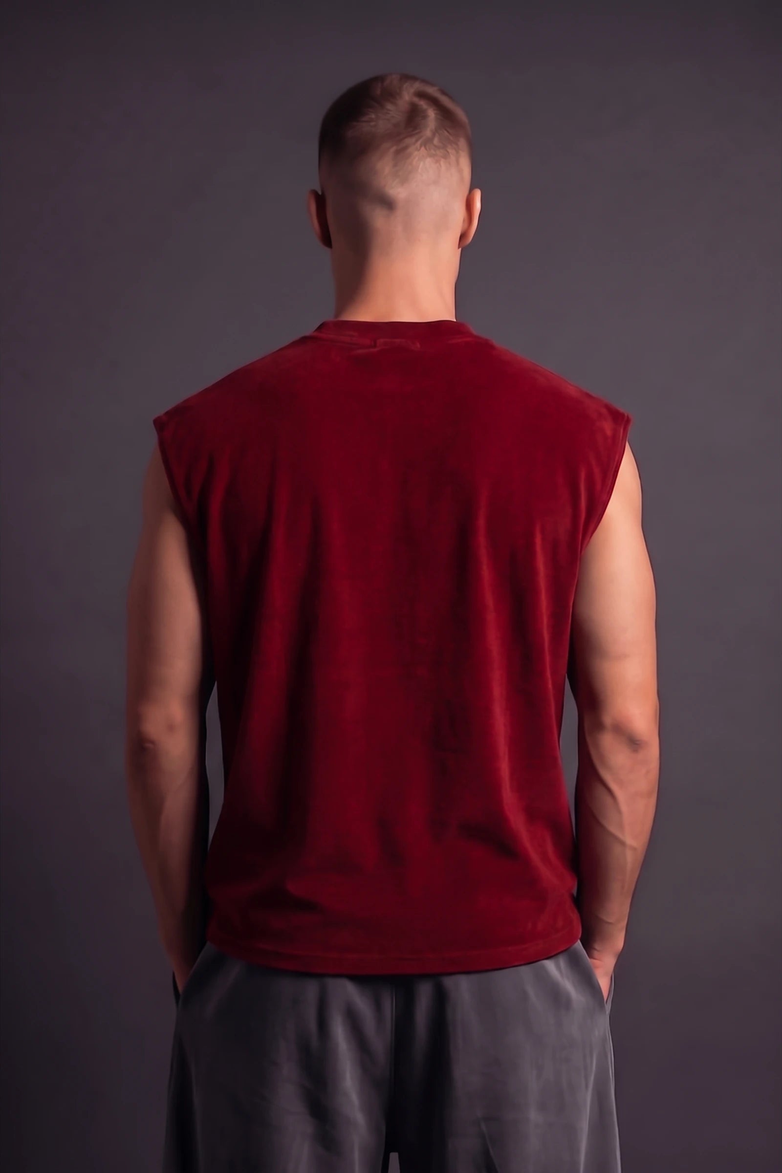 DW Lifting Muscle Tank ( Red )