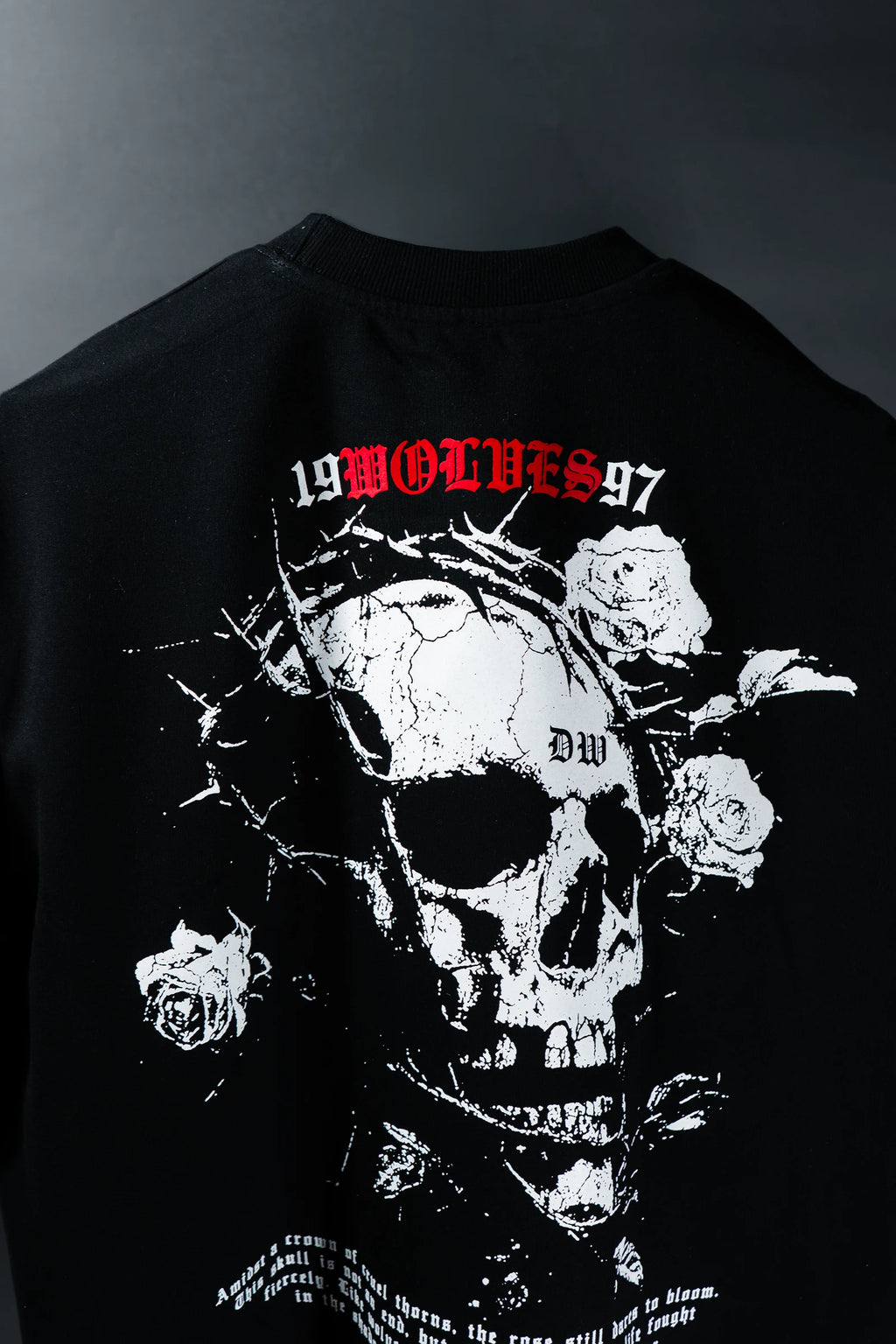 Darc Wolves Skull Oversize T-shirt