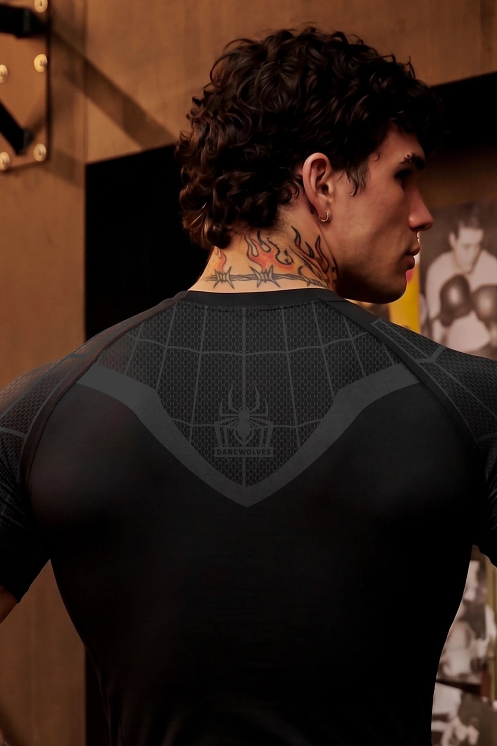 Spider-Man Compression T-Shirt (Black & Gray)