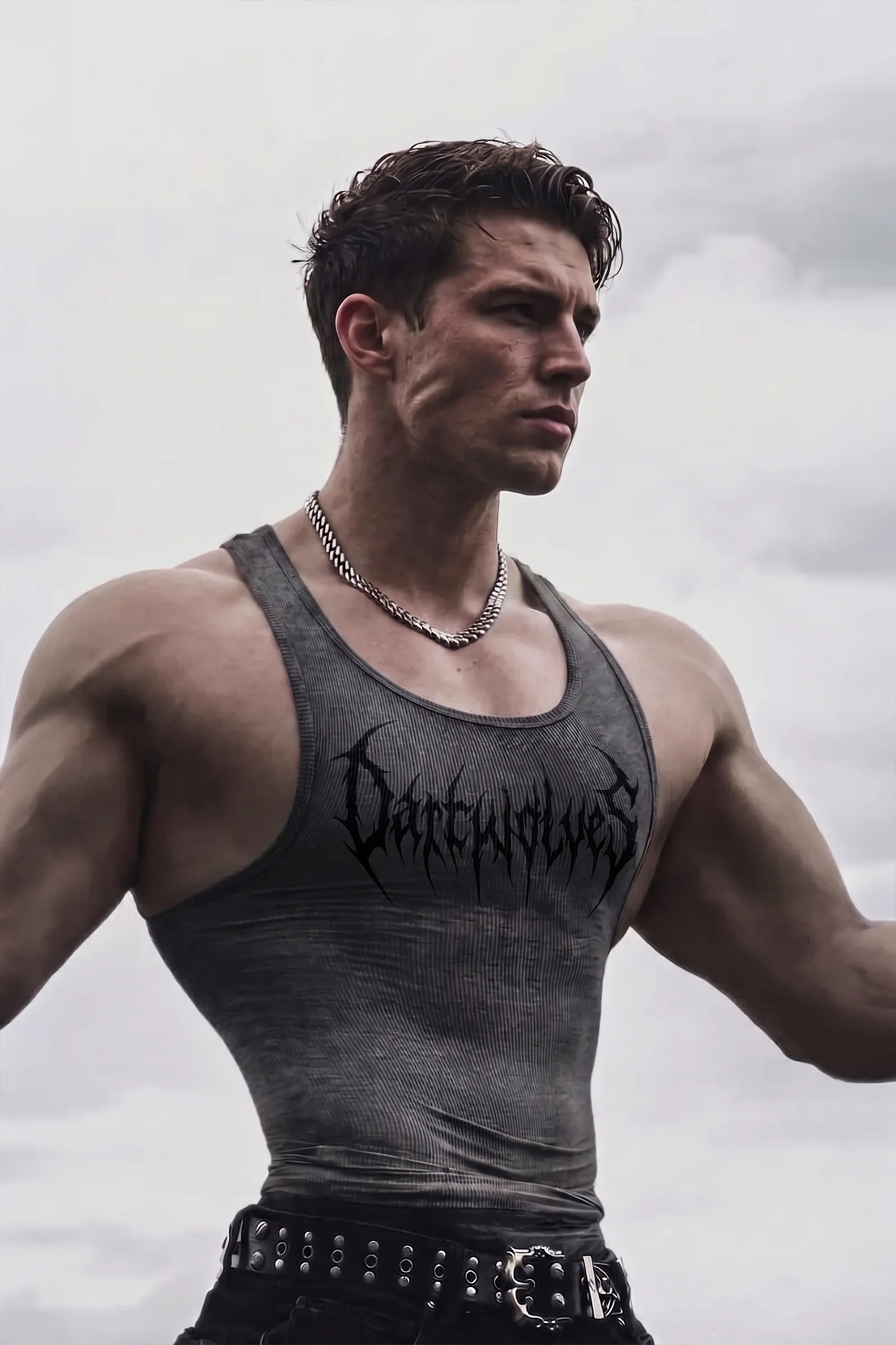 Wolves Ribbed Vest