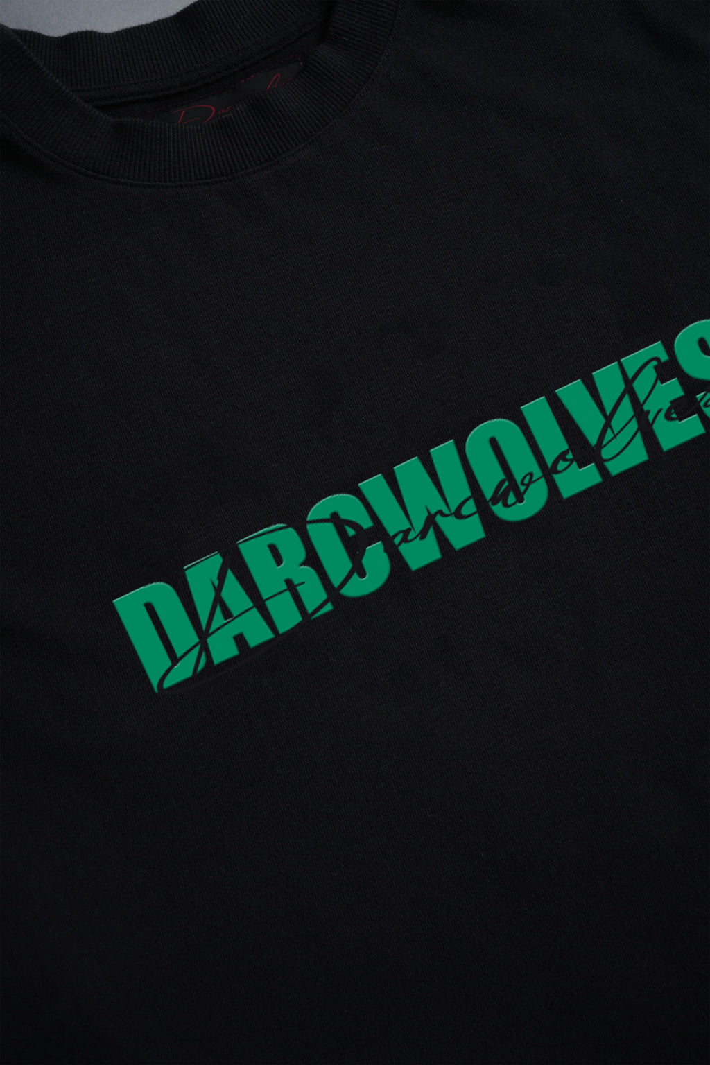 Green Tree, Oversize T-shirt (Black)