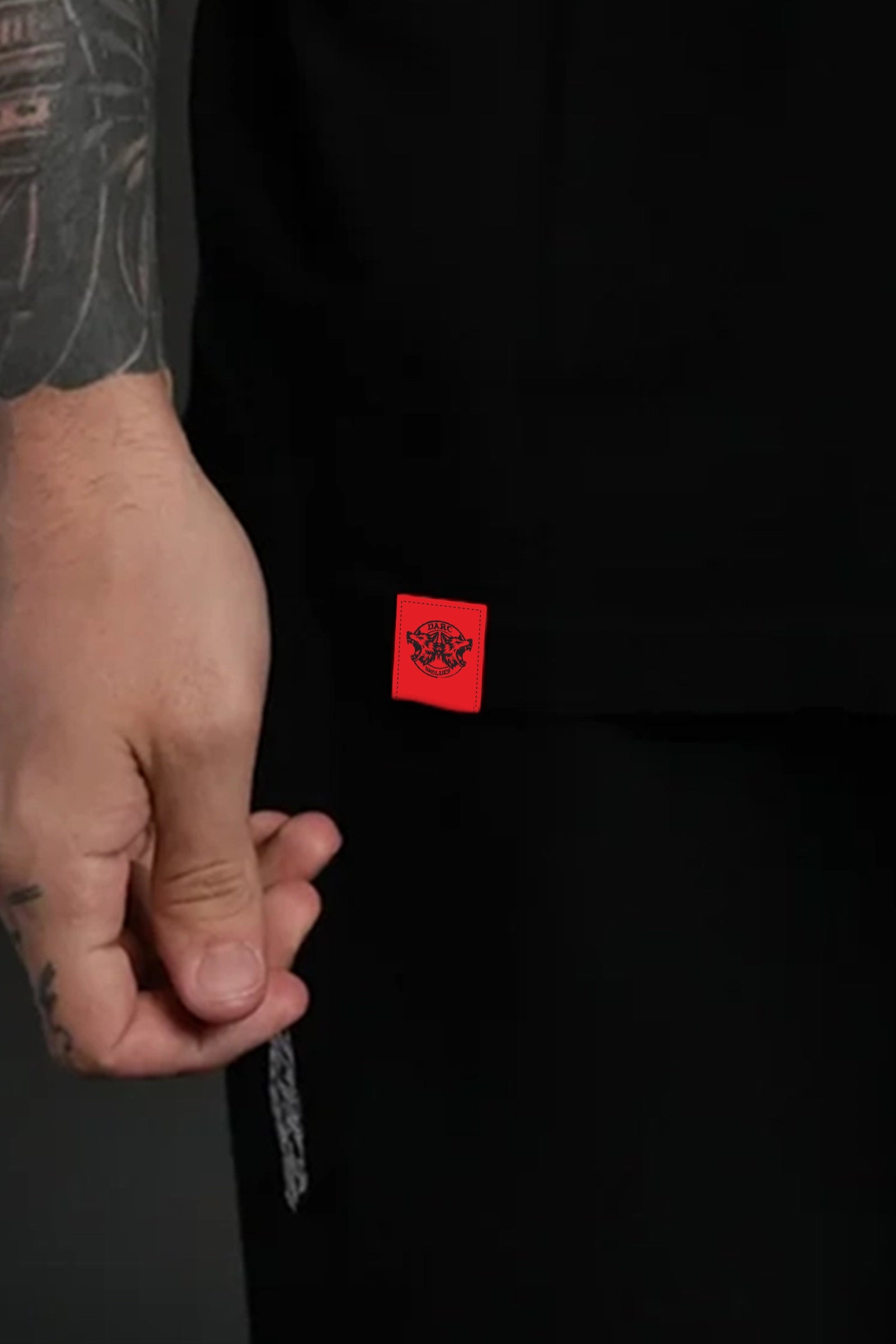 Darc Wolves,  Oversize Black T-shirt