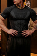 Spider-Man Compression T-Shirt (Black & Gray)