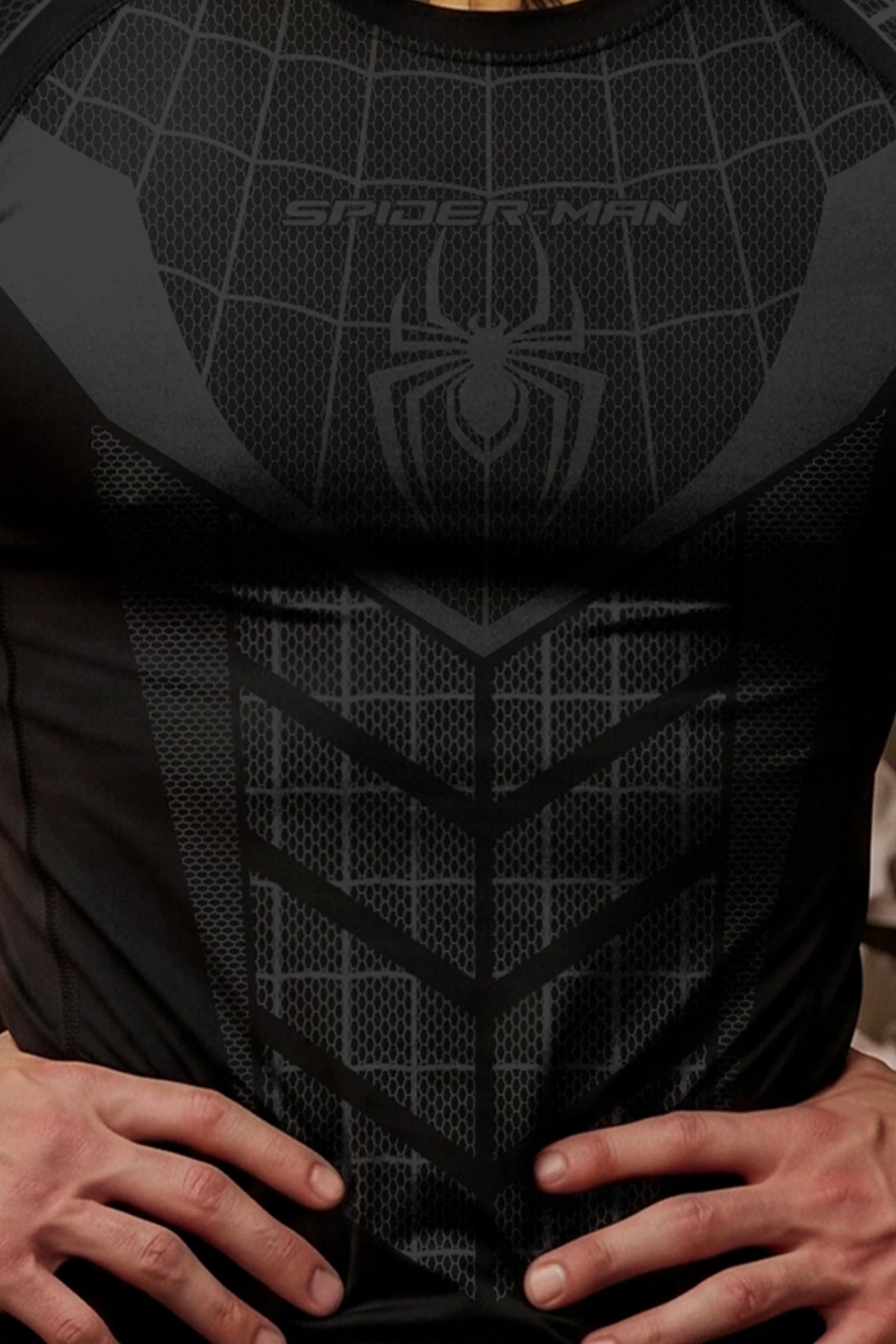 Spider-Man Compression T-Shirt (Black & Gray)