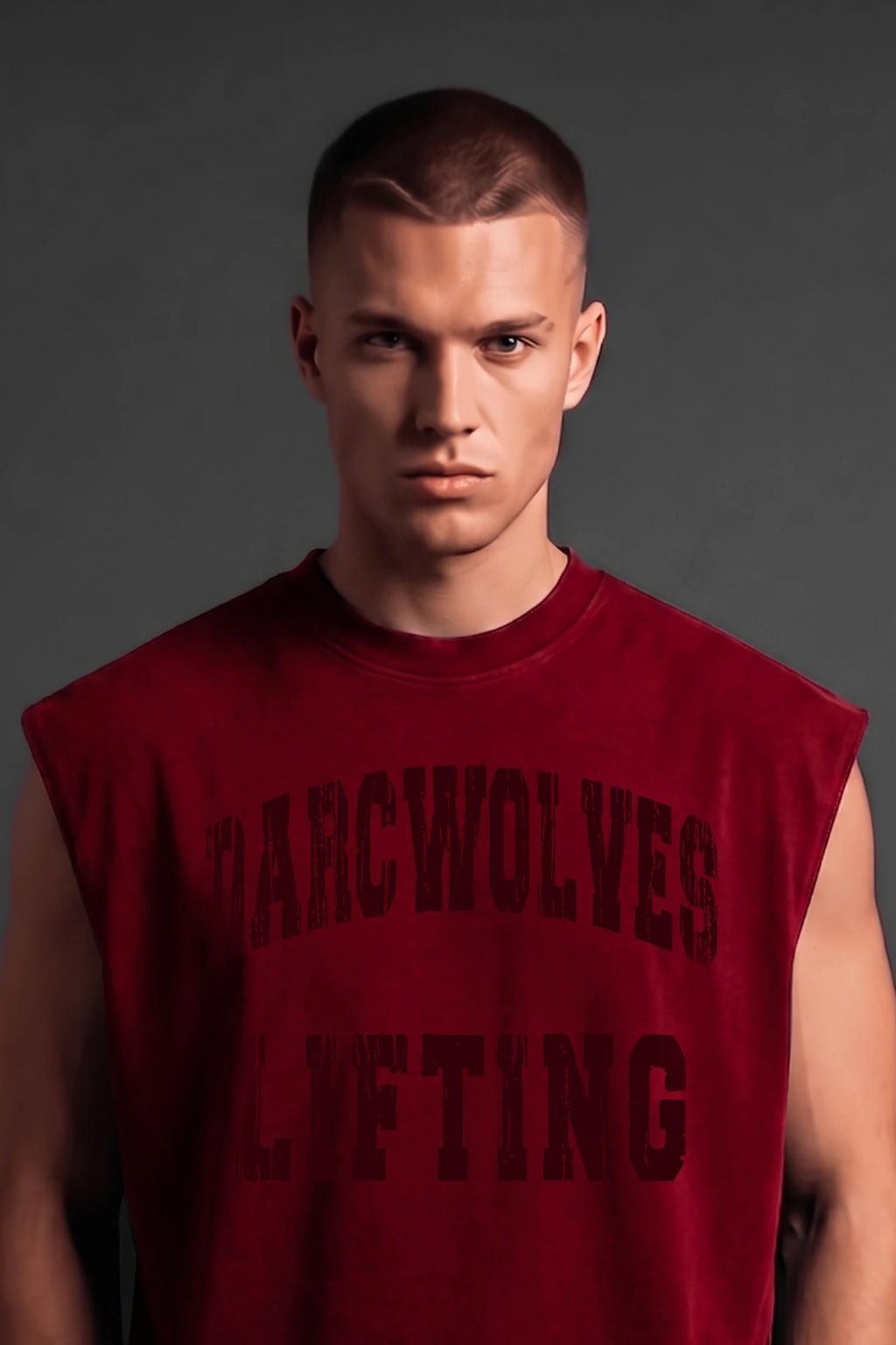 DW Lifting Muscle Tank ( Red )