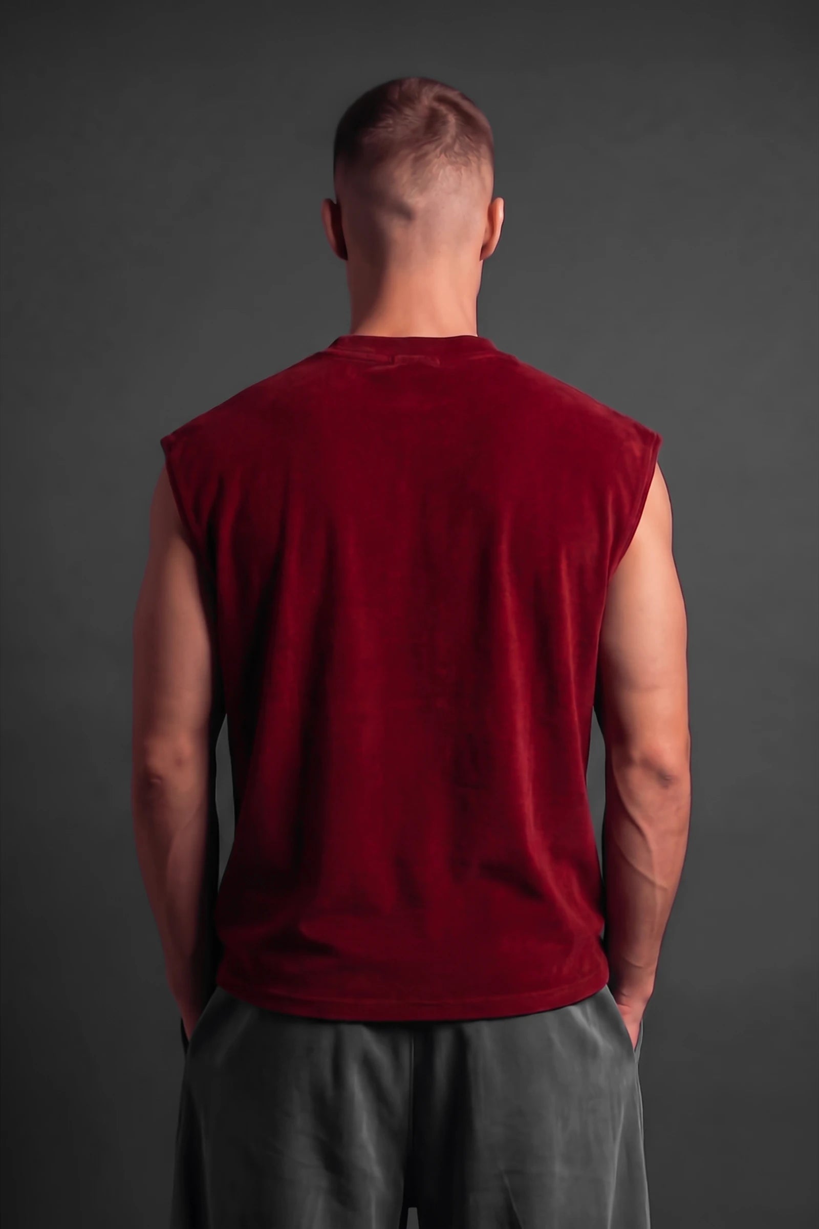 DW Lifting Muscle Tank ( Red )