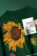 Sunflower Bottle Green Oversize T-shirt
