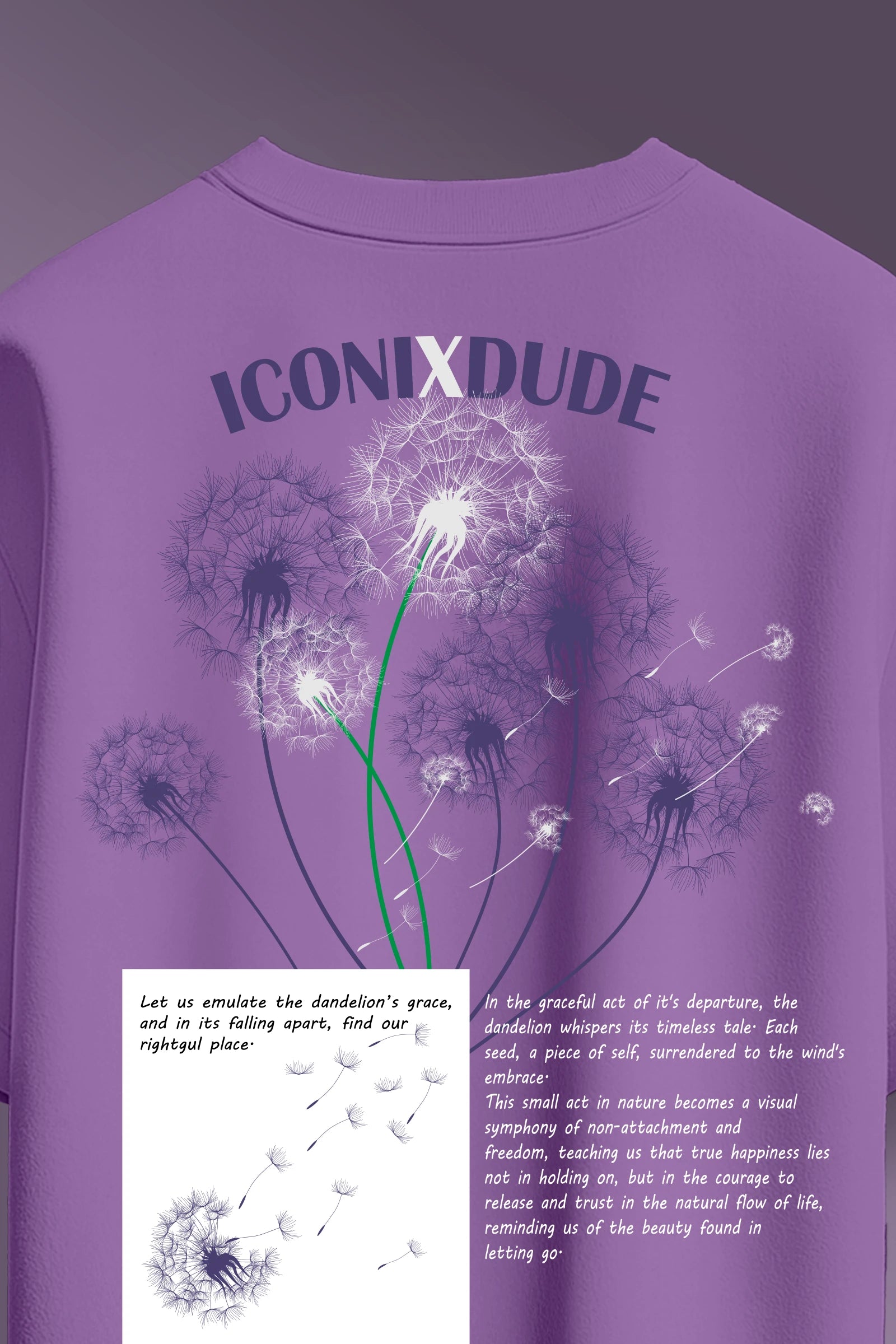 Dandelion Purple Oversize T-shirt
